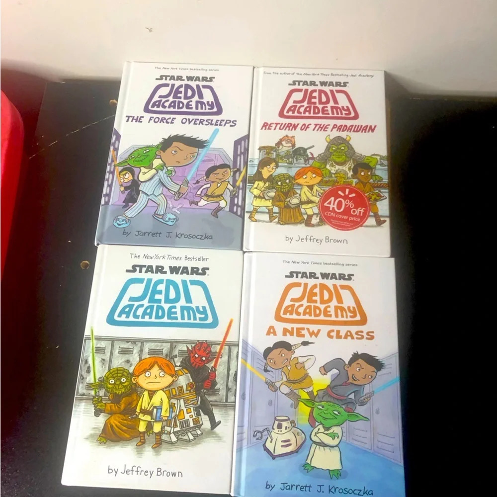 Star Wars Jedi Academy Books 4 Hardcover Bonus Softcover